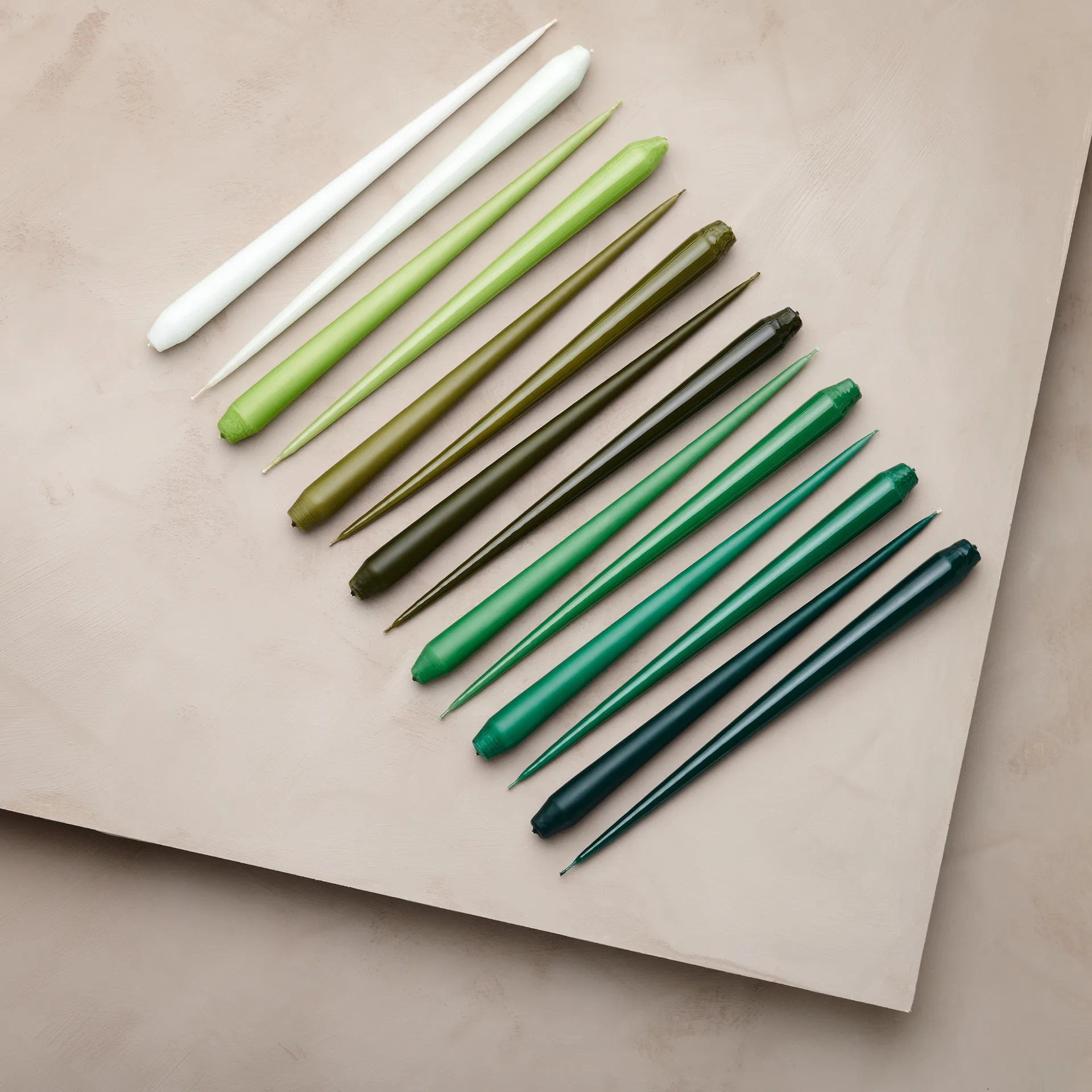 ester & erik ljus lackad 4-pack, olive glow, 32 cm ester & erik
