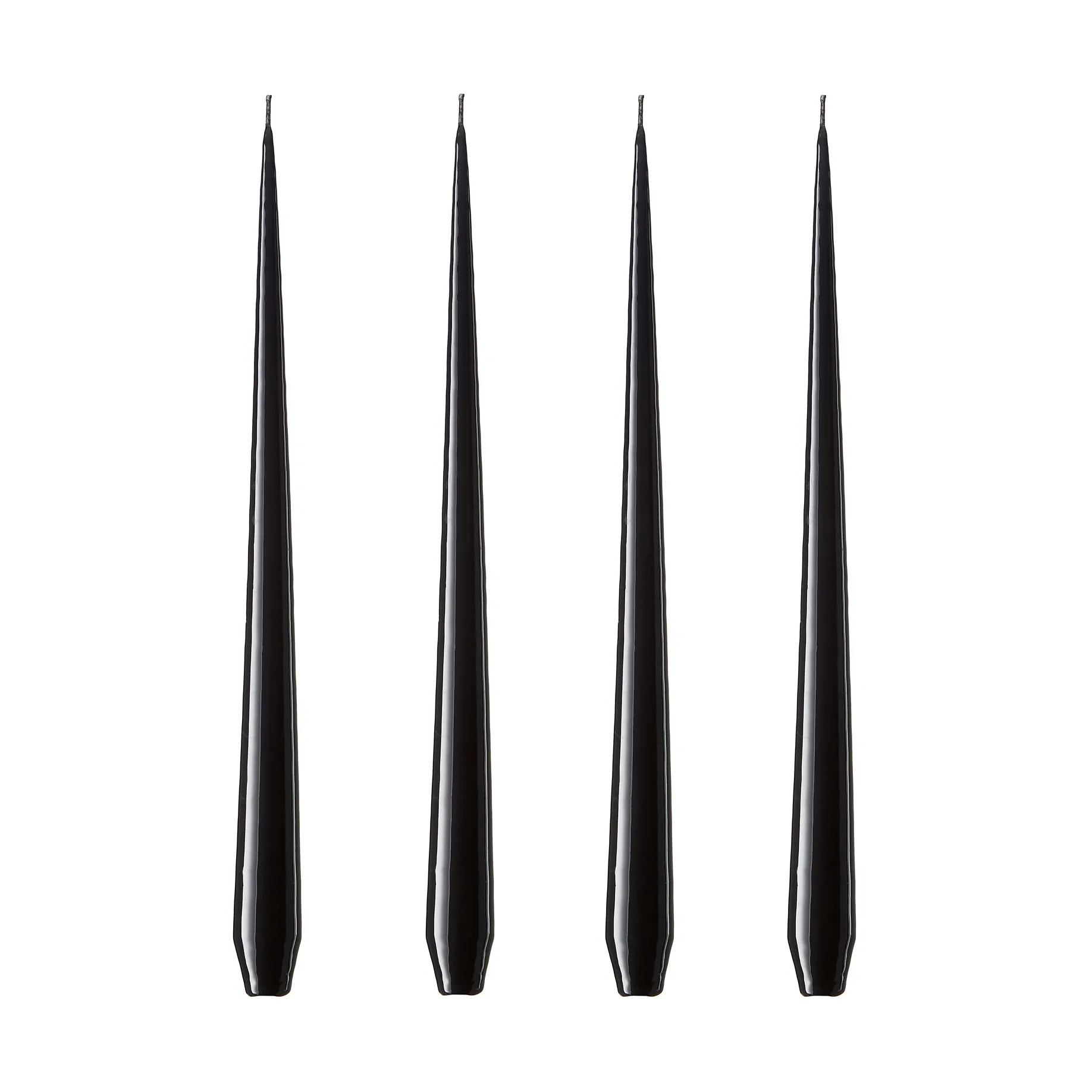 ester & erik ljus lackad 4-pack, raw black, 42 cm ester & erik