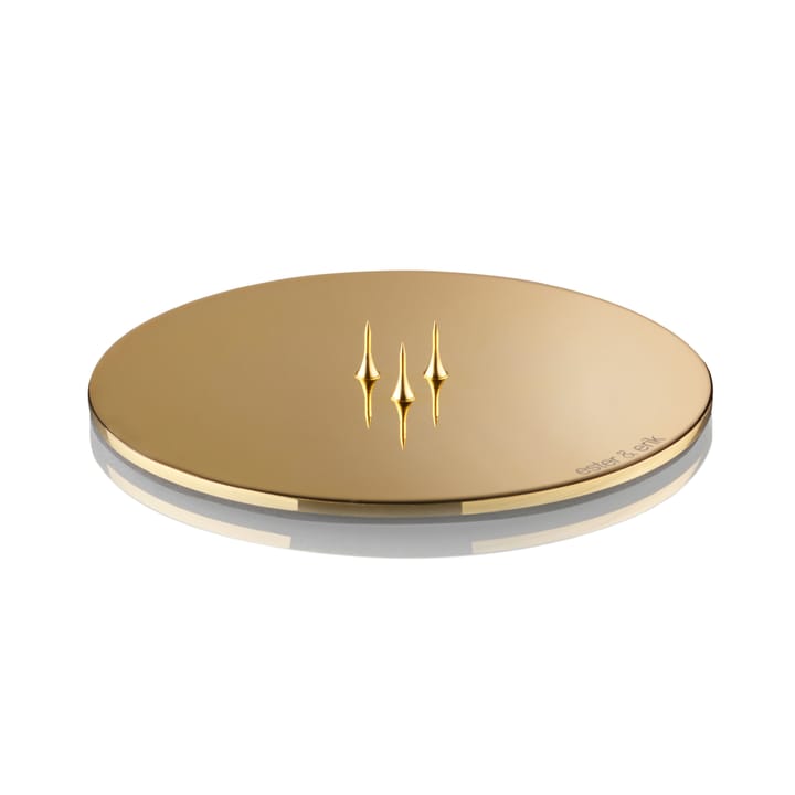 ester & erik ljusfat Ø12 cm blank - Guld - Ester & erik