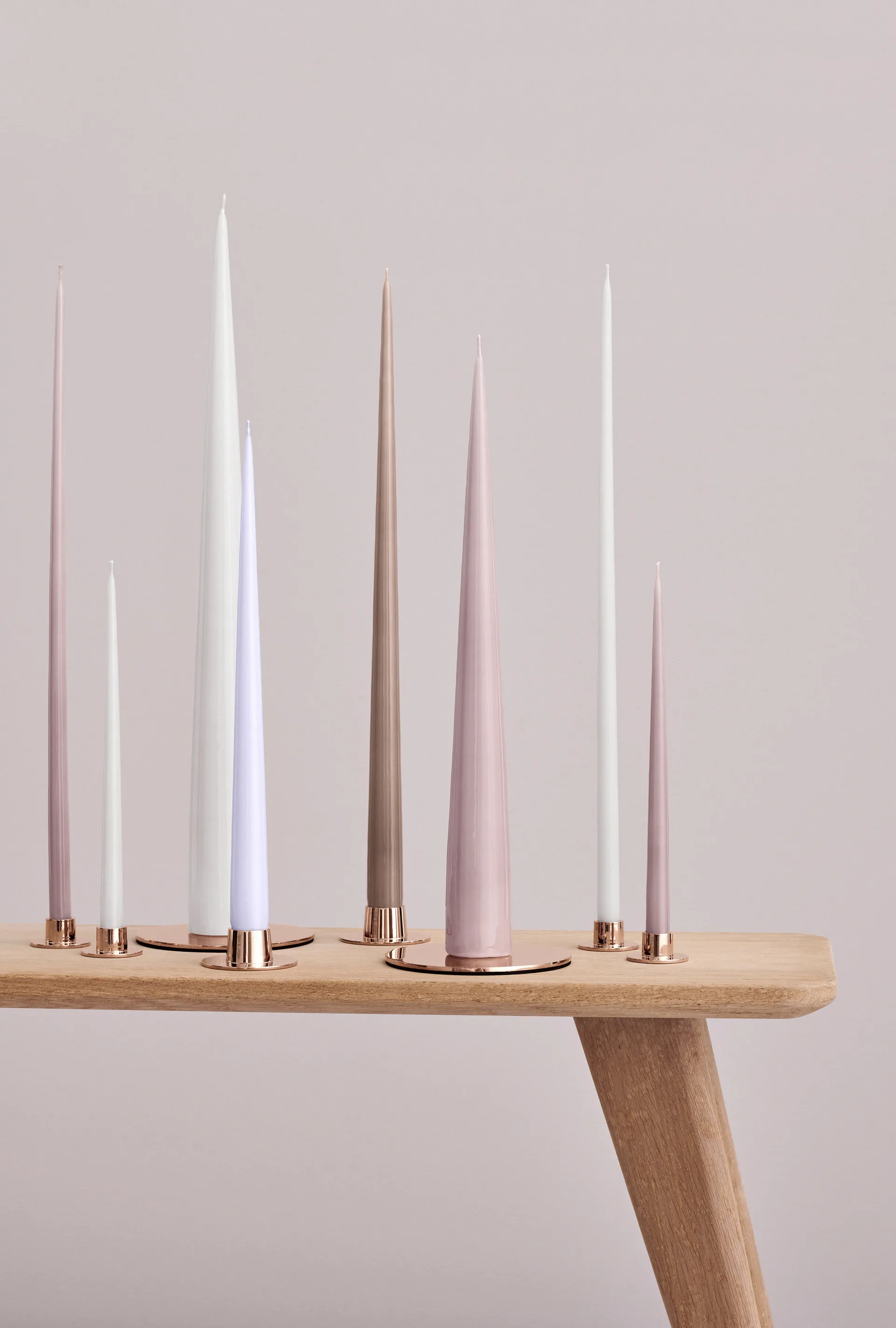 ester & erik ljusstake matt 2-pack, Rosé guld ester & erik