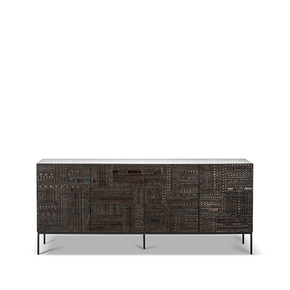 Ethnicraft Ancestors Tabwa sideboard Teak 4 dörrar | Skandinavisk Design | Sideboards & Skänkar | Brun