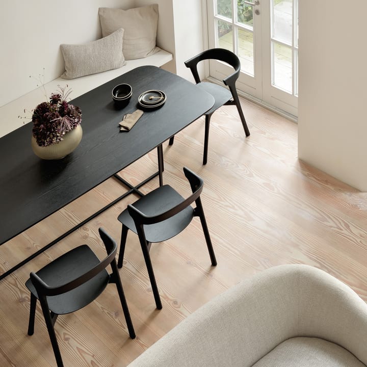 Arc matbord - Svart ek 200 cm - Ethnicraft