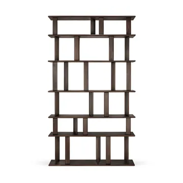 Block bokhylla - Espresso matte mahogany, 120x207 cm - Ethnicraft