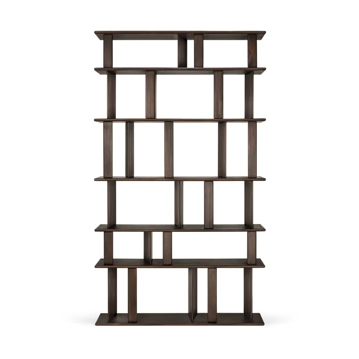 Block bokhylla - Espresso matte mahogany, 120x207 cm - Ethnicraft