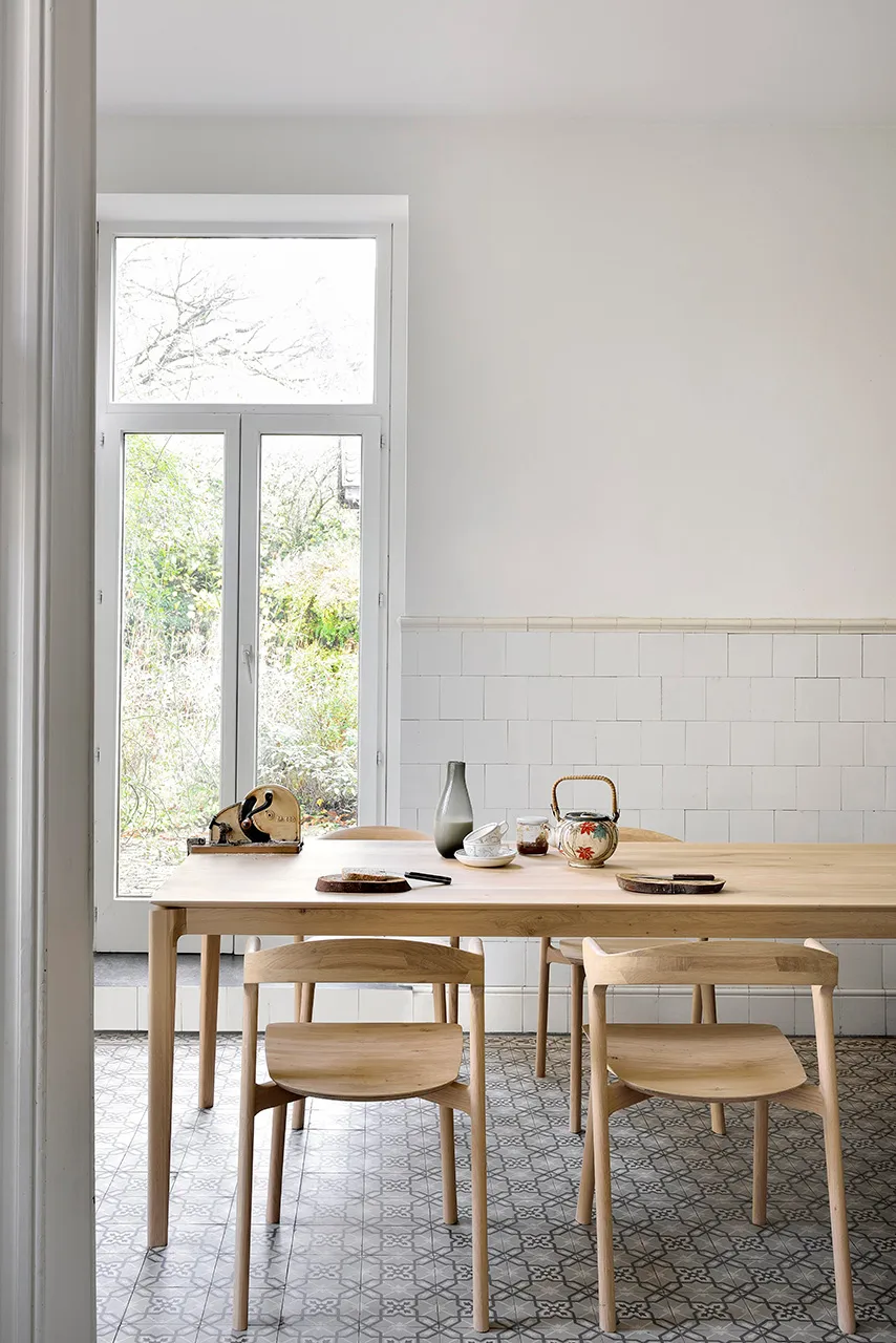 Bok matbord 160x80 cm, Hårdvaxoljad ek Ethnicraft