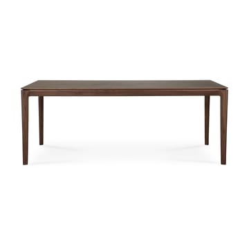 Bok matbord 200x95 cm - Lackad teak brown - Ethnicraft