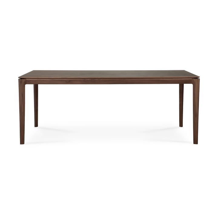 Bok matbord 200x95 cm, Lackad teak brown Ethnicraft