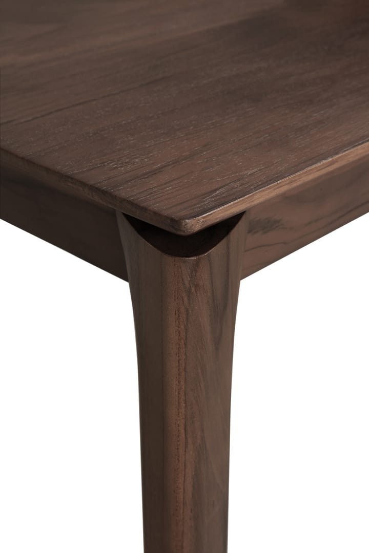 Bok matbord 200x95 cm - Lackad teak brown - Ethnicraft