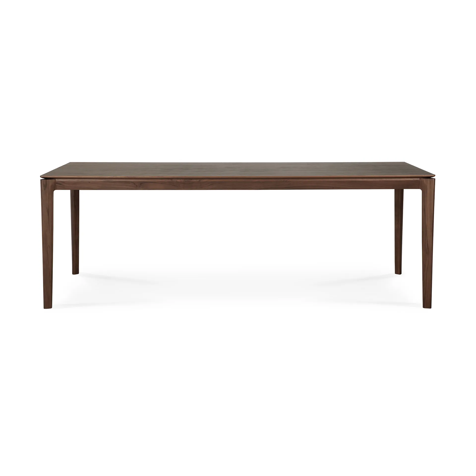 Bok matbord 220x95 cm, Lackad teak brown Ethnicraft