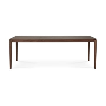 Bok matbord 220x95 cm - Lackad teak brown - Ethnicraft
