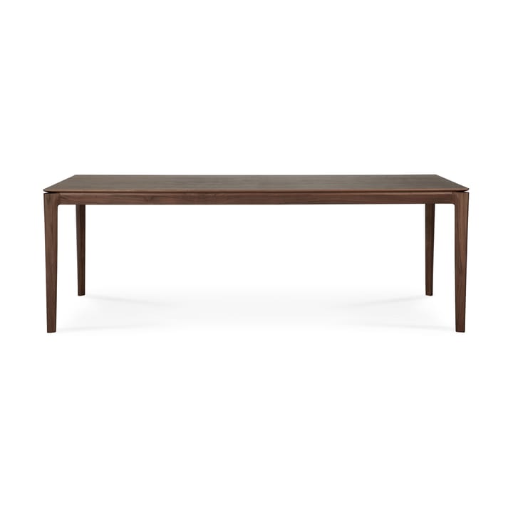 Bok matbord 220x95 cm, Lackad teak brown Ethnicraft