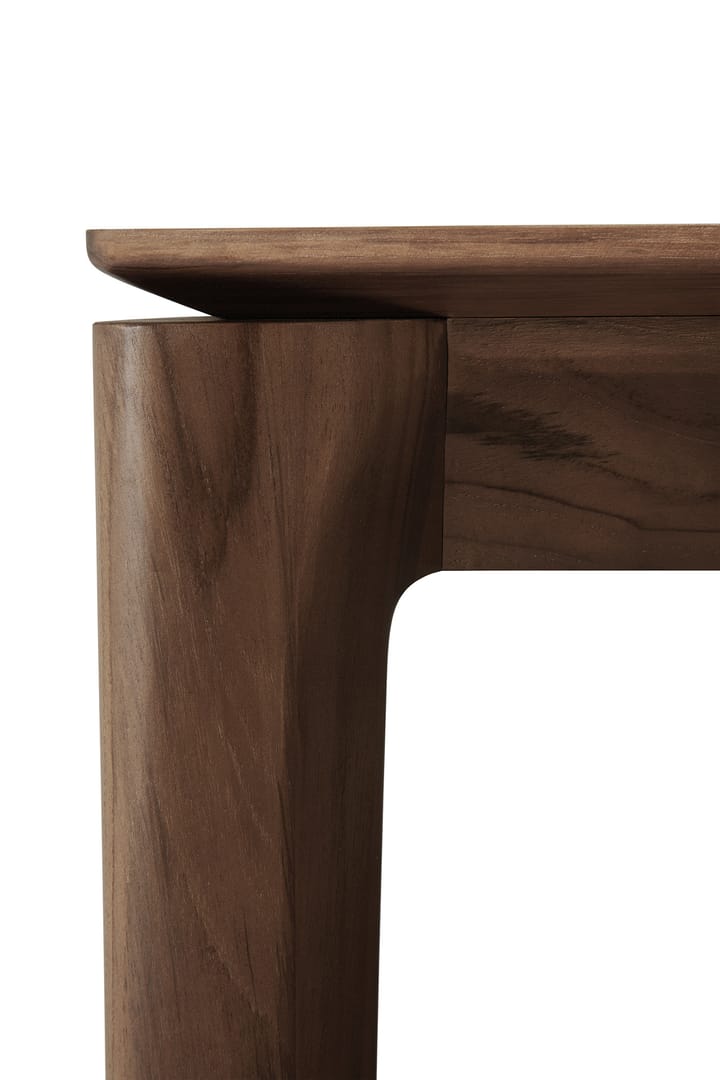 Bok matbord 220x95 cm, Lackad teak brown Ethnicraft