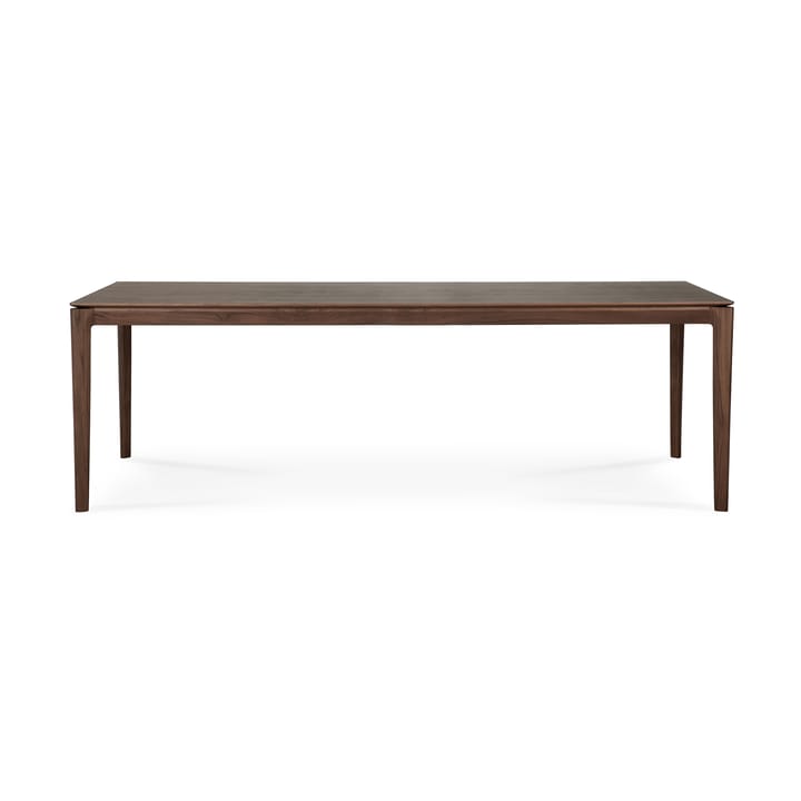 Bok matbord 240x100 cm, Lackad teak brown Ethnicraft