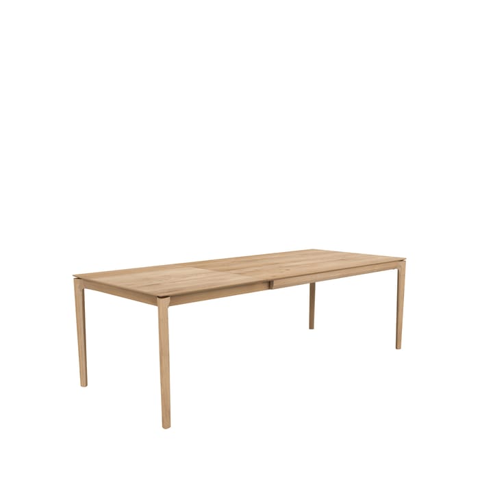 Bok matbord med iläggsskiva, Oak wax oil 90x160/240 cm Ethnicraft