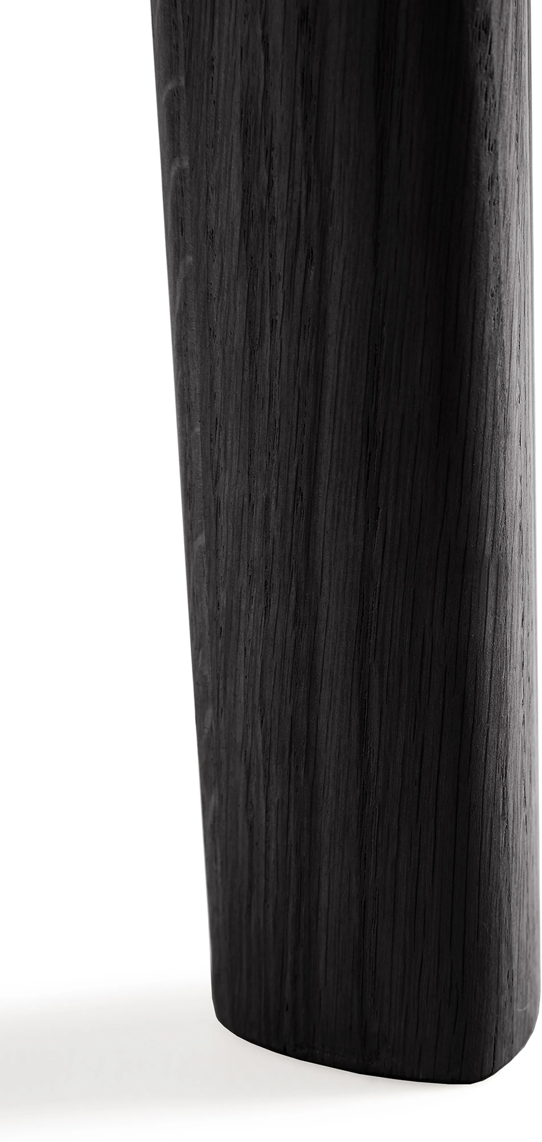 Bok matbord ovalt 129/179x100x76 cm, Svartbetsad ek Ethnicraft