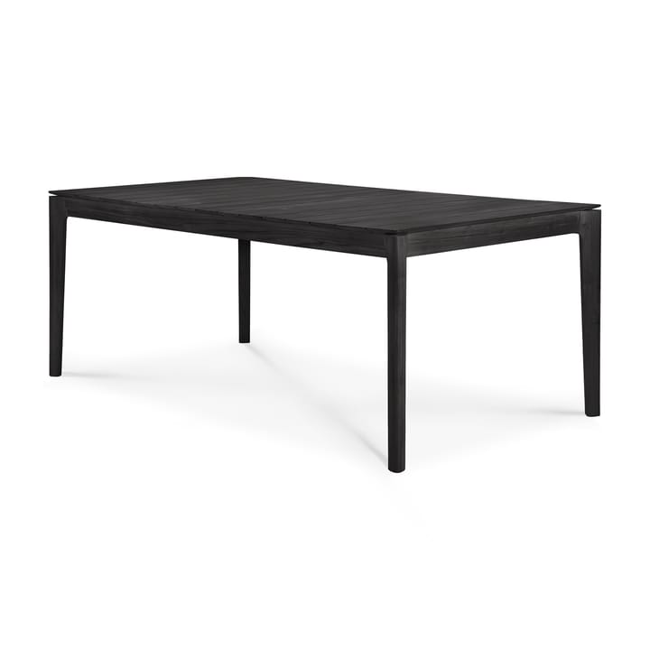 Bok outdoor matbord svartbetsad teak, 200x100 cm Ethnicraft