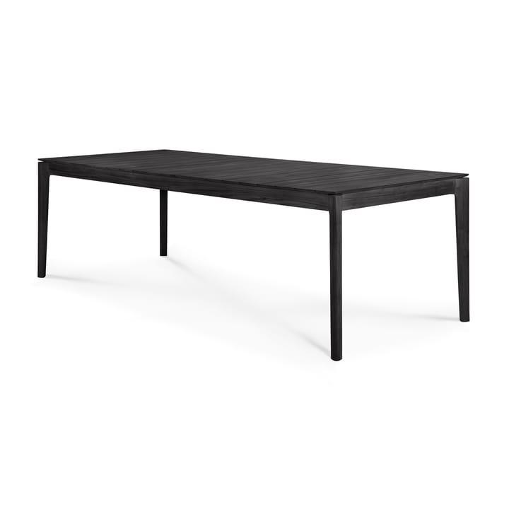 Bok outdoor matbord svartbetsad teak, 250x100 cm Ethnicraft