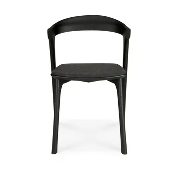 Bok stol - Brun ek-tyg soft black - Ethnicraft