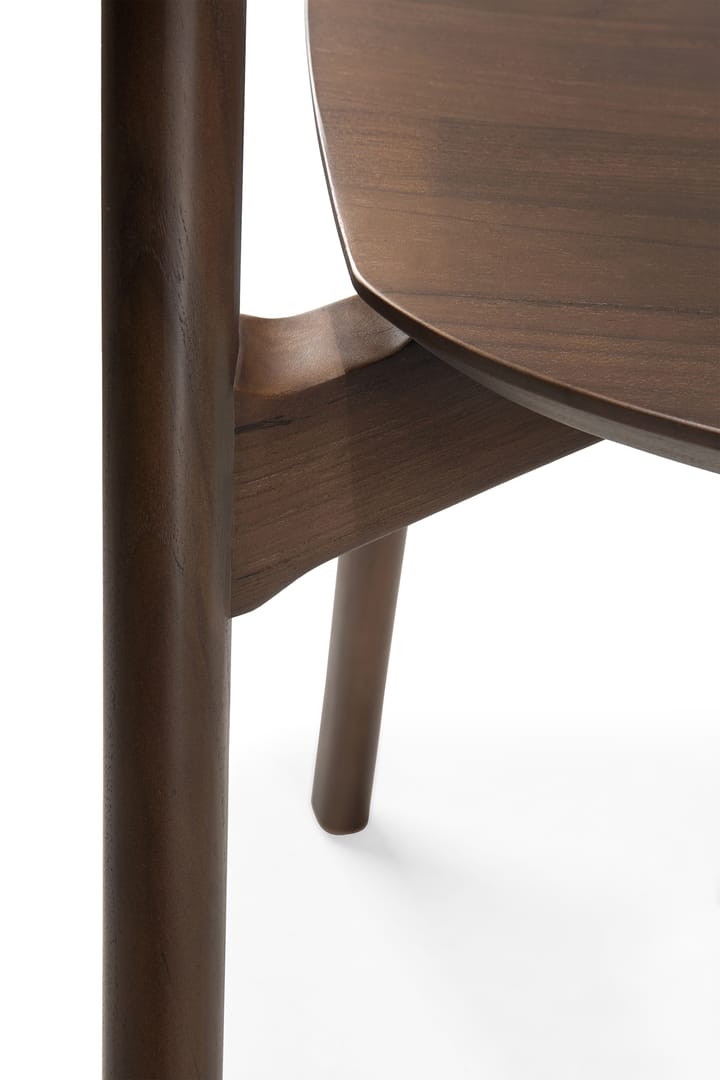 Bok stol, Lackad teak brown Ethnicraft
