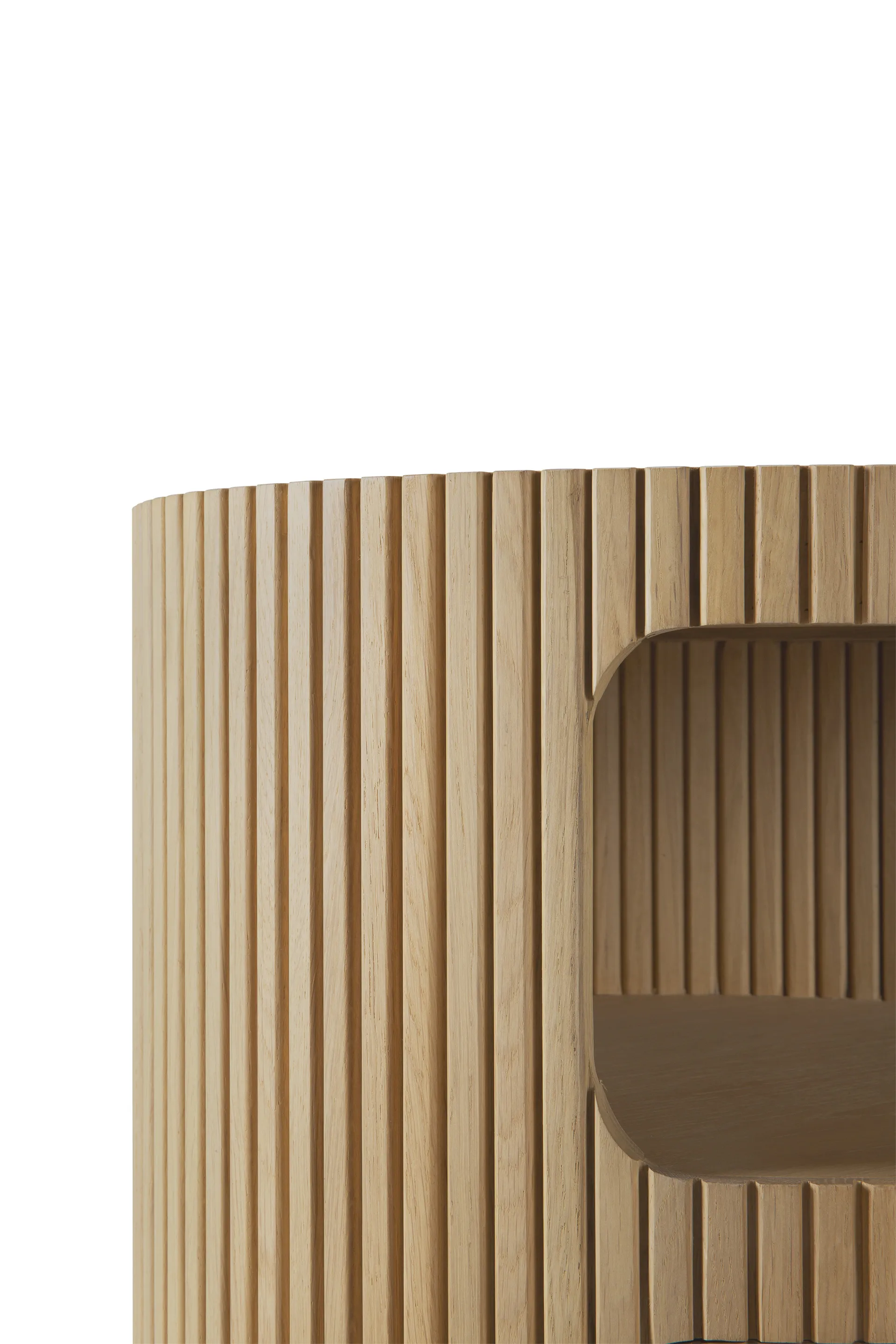 Boomerang hurts med nyckellås, Ek, Ø45 cm Ethnicraft