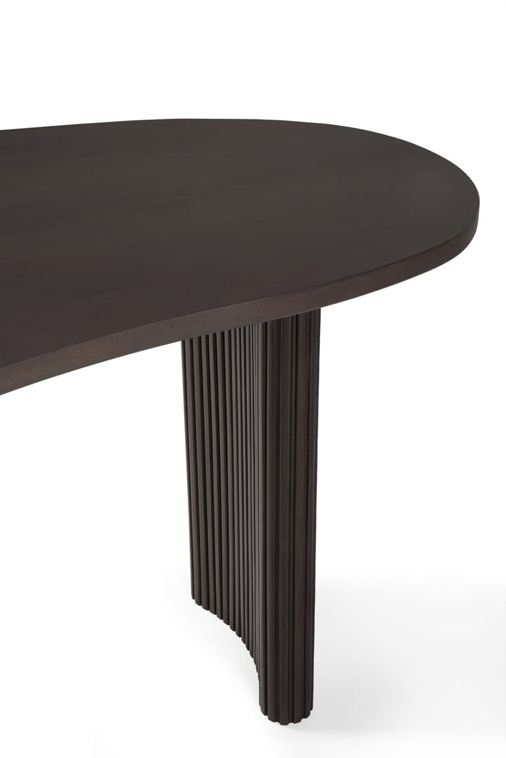 Boomerang skrivbord 160x83x76 cm, Mörkbrunbetsad mahogny Ethnicraft
