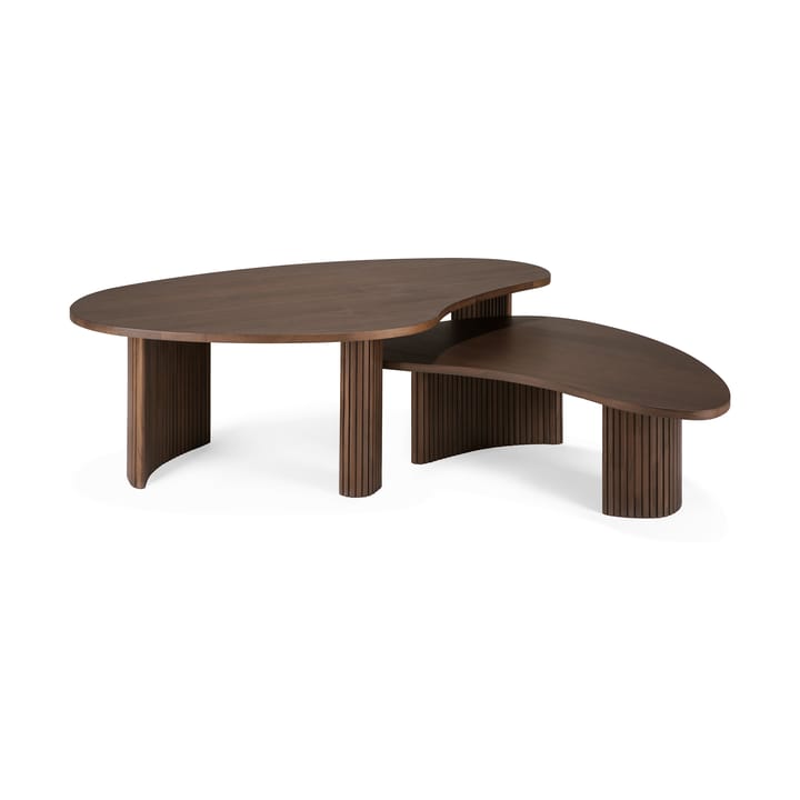 Boomerang soffbord, Teak, 126x74 cm Ethnicraft
