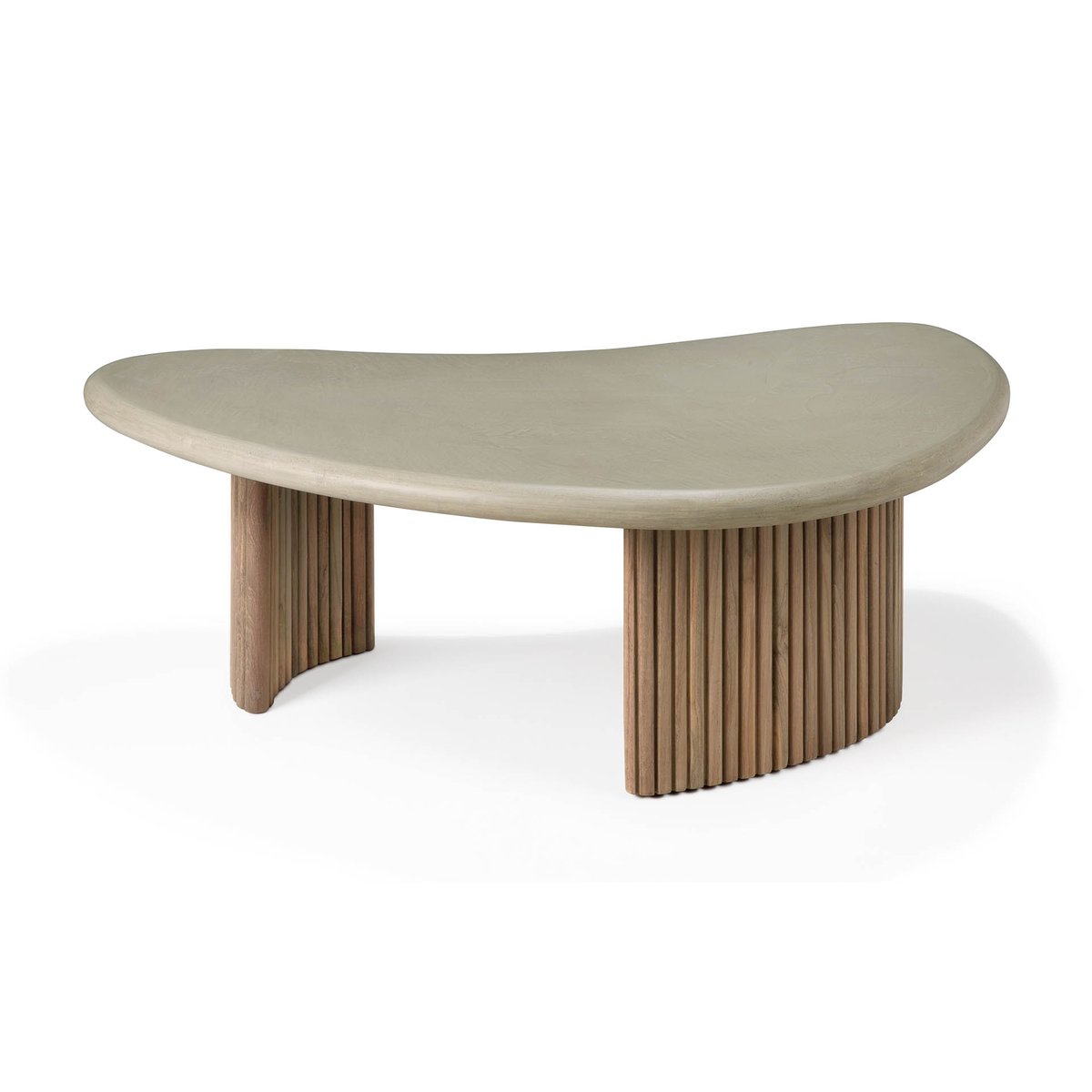 Ethnicraft Boomerang soffbord Teak, 90x61 cm | Skandinavisk Design | Soffbord | Brun