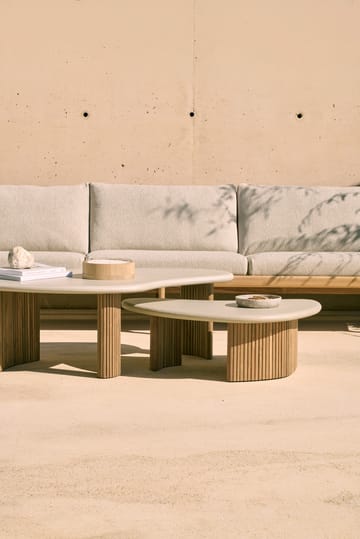 Boomerang soffbord - Teak, 90x61 cm - Ethnicraft