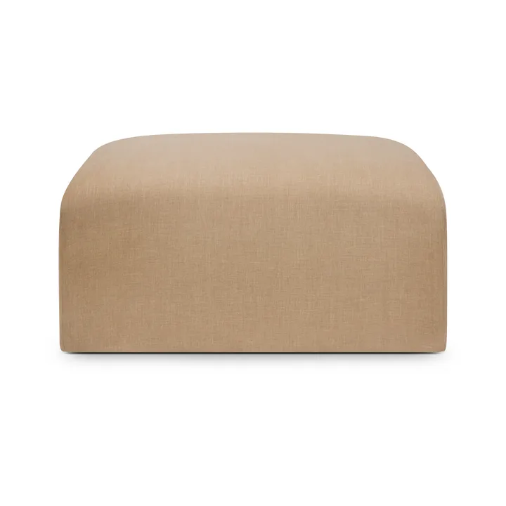 Bulky fotpall - Light sepia, 80x60 cm - Ethnicraft