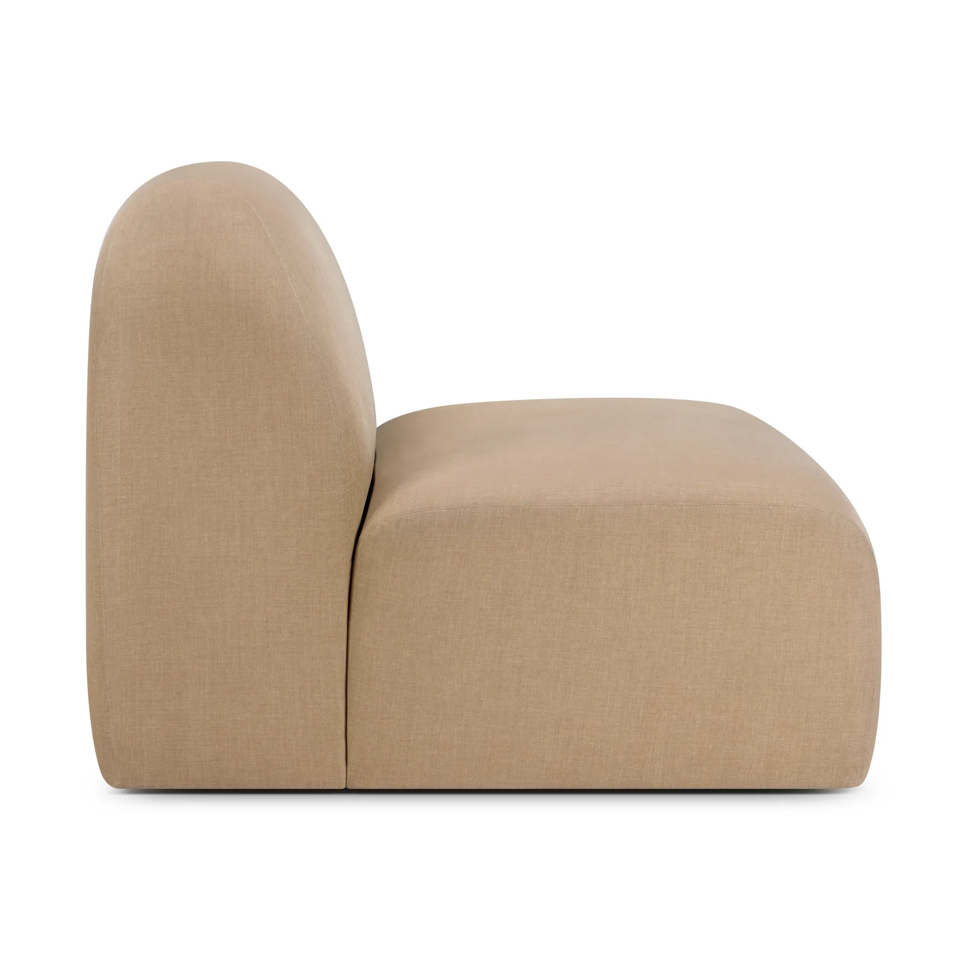 Bulky modulsoffa 1-sits mittmodul, Light sepia Ethnicraft