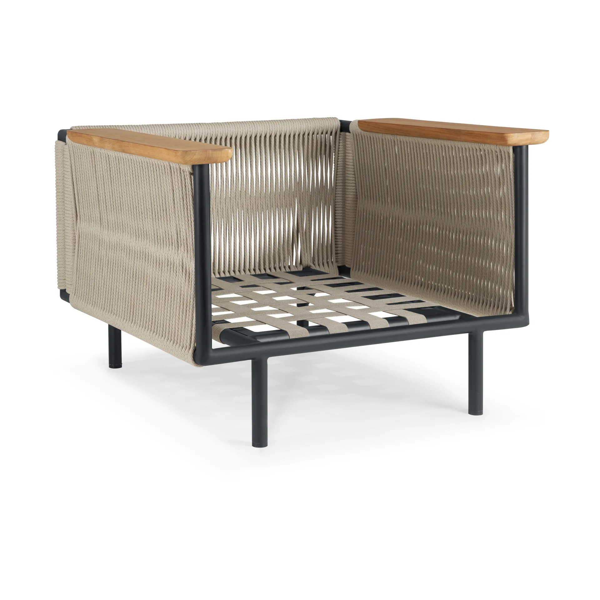 Corbey Outdoor loungestol, Aluminium black Ethnicraft