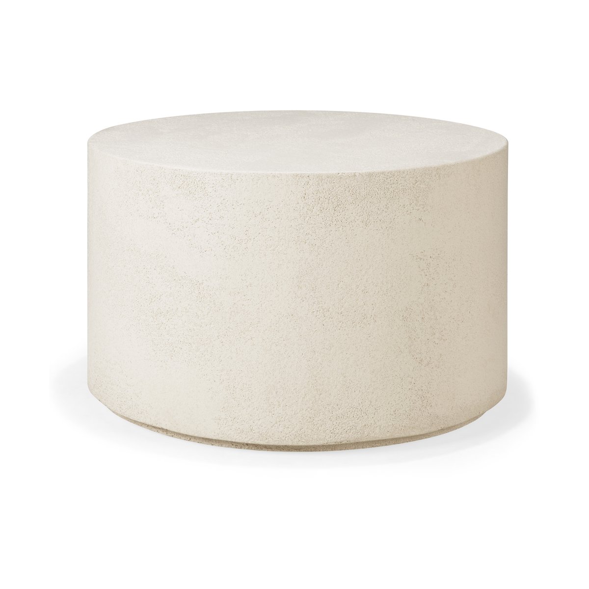 Ethnicraft Elements soffbord Off white, o60 cm | Skandinavisk Design | Soffbord | Vit