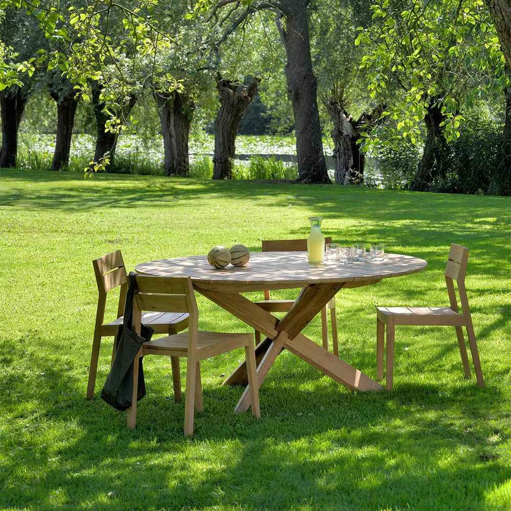 Ex 1 outdoor stol, Teak Ethnicraft