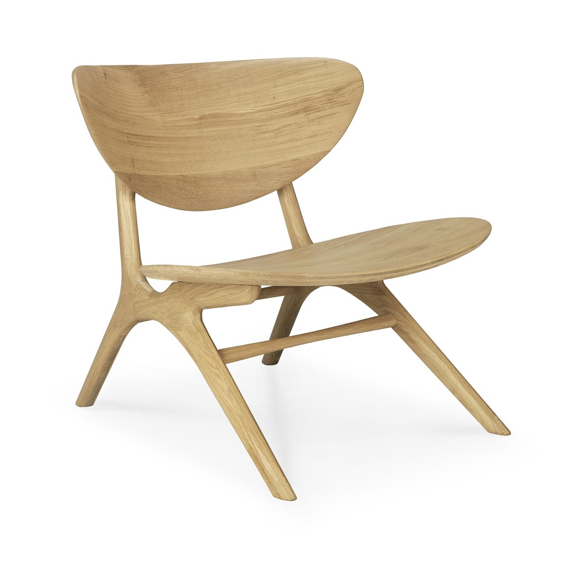 Ethnicraft Eye loungefåtölj Hårdvaxoljad ek | Skandinavisk Design | Fåtöljer & Fotpallar | Brun