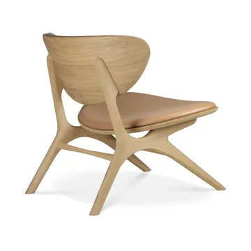 Eye loungefåtölj - Lackerad ek-läder Sienna - Ethnicraft