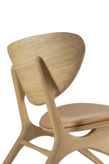 Eye loungefåtölj - Lackerad ek-läder Sienna - Ethnicraft