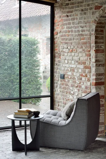 Geometric sidobord - Svart ek Ø51 - Ethnicraft