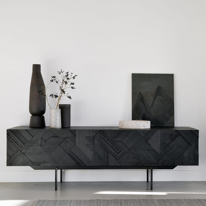 Graphic mediabänk, Black 162 cm Ethnicraft