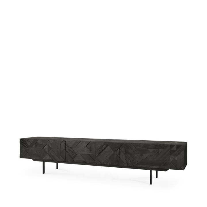 Graphic mediabänk, Black 242 cm Ethnicraft