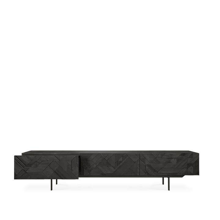 Graphic mediabänk, Black 242 cm Ethnicraft