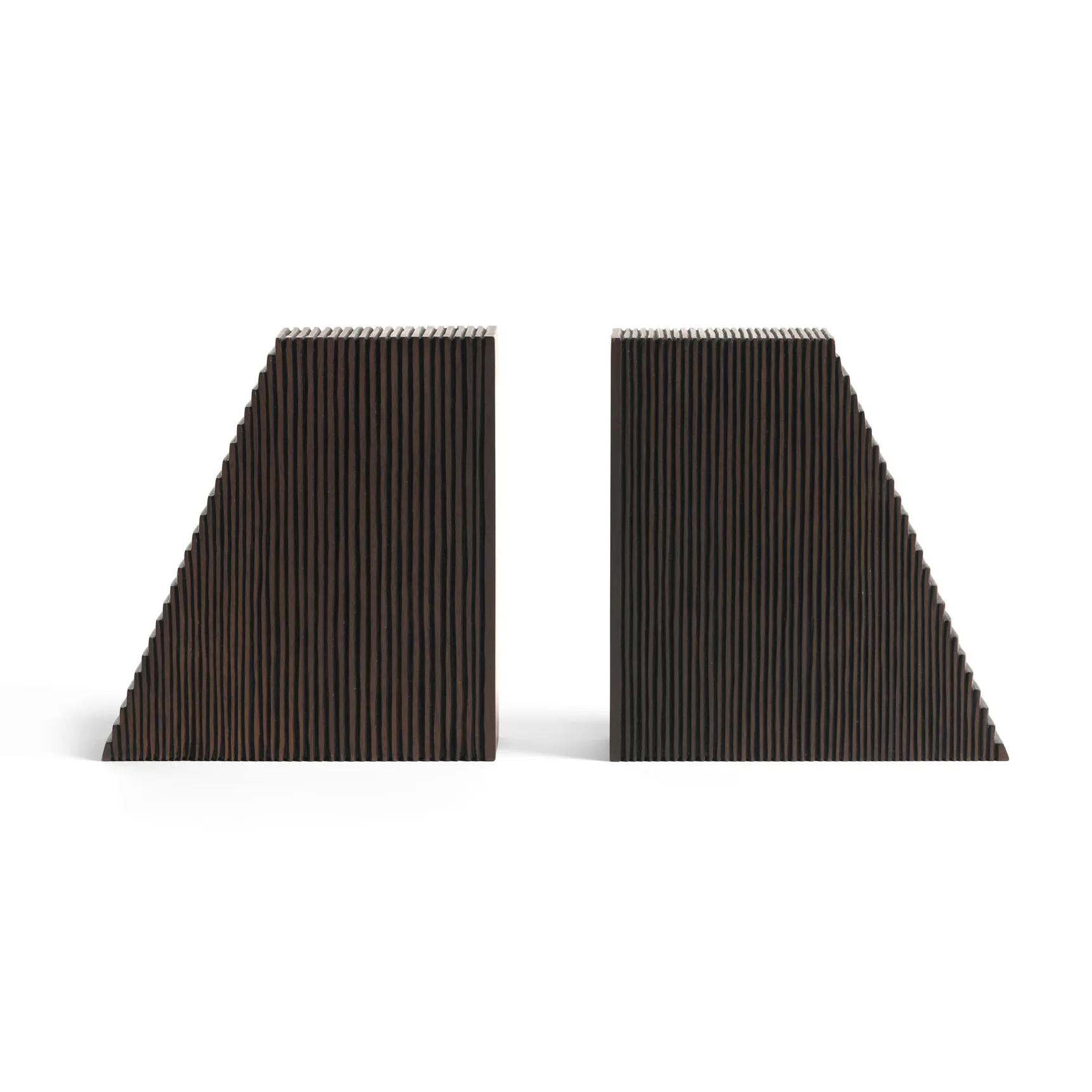 Grooves bokstöd 2-pack, Mahogany dark brown Ethnicraft
