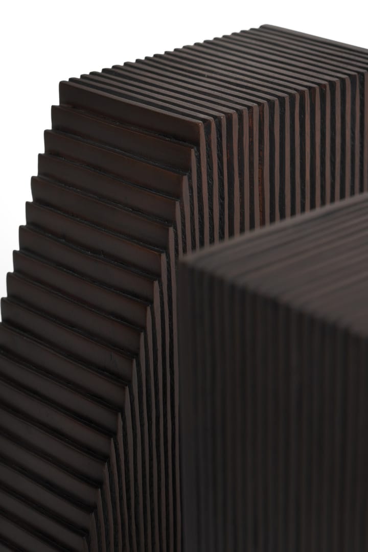 Grooves bokstöd 2-pack, Mahogany dark brown Ethnicraft