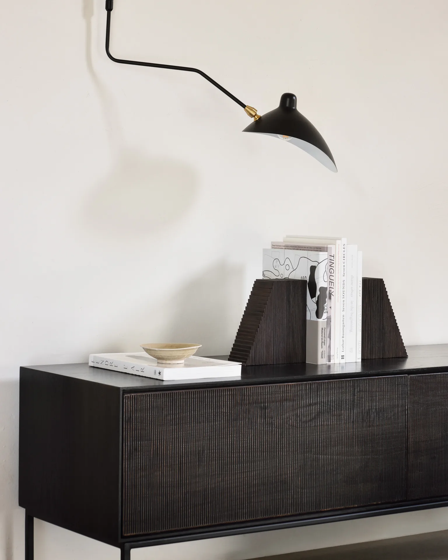 Grooves bokstöd 2-pack, Mahogany dark brown Ethnicraft