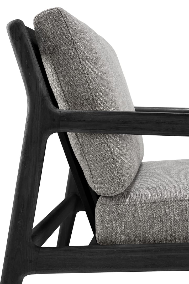 Jack outdoor loungefåtölj svartbetsad teak, Mocha Ethnicraft