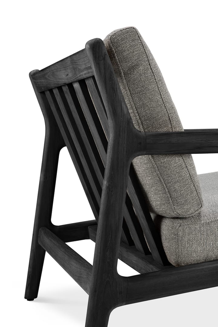 Jack outdoor loungefåtölj svartbetsad teak, Mocha Ethnicraft