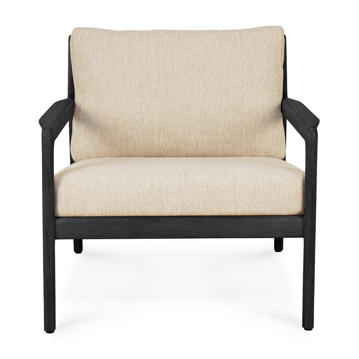 Jack outdoor loungefåtölj svartbetsad teak, Natural Ethnicraft