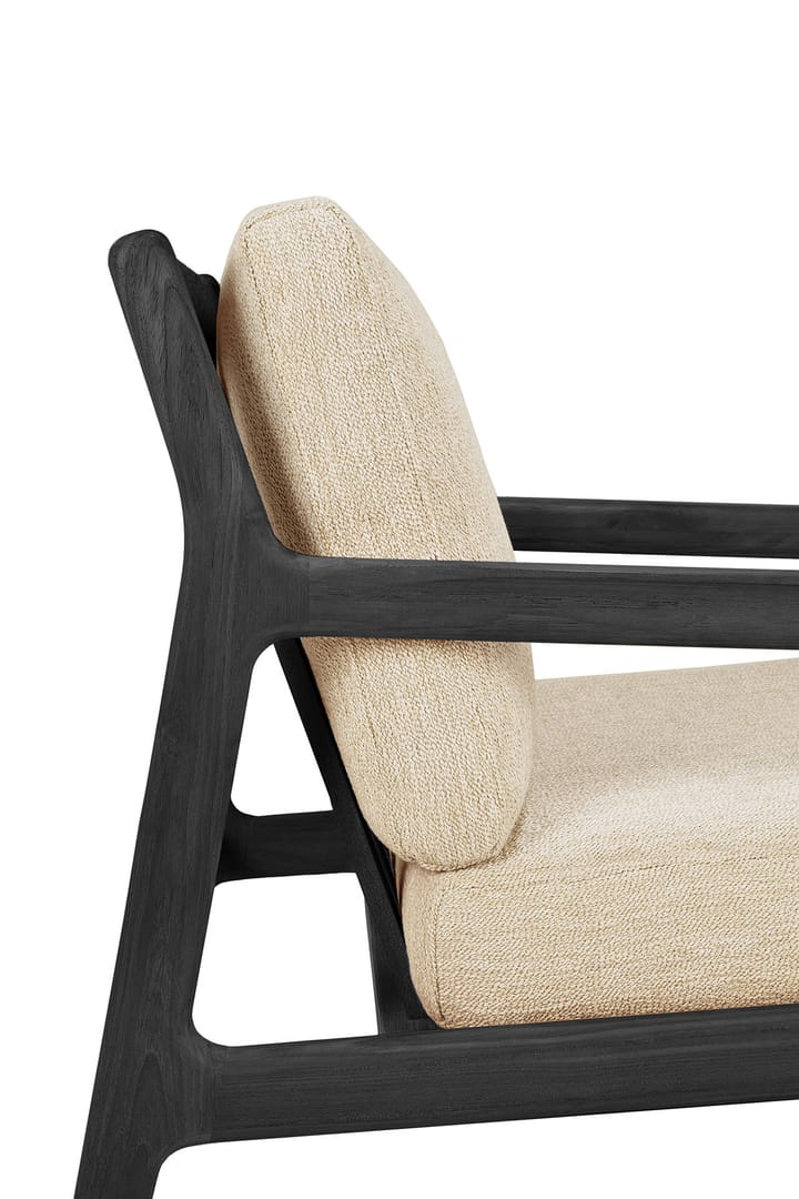 Jack outdoor loungefåtölj svartbetsad teak, Natural Ethnicraft