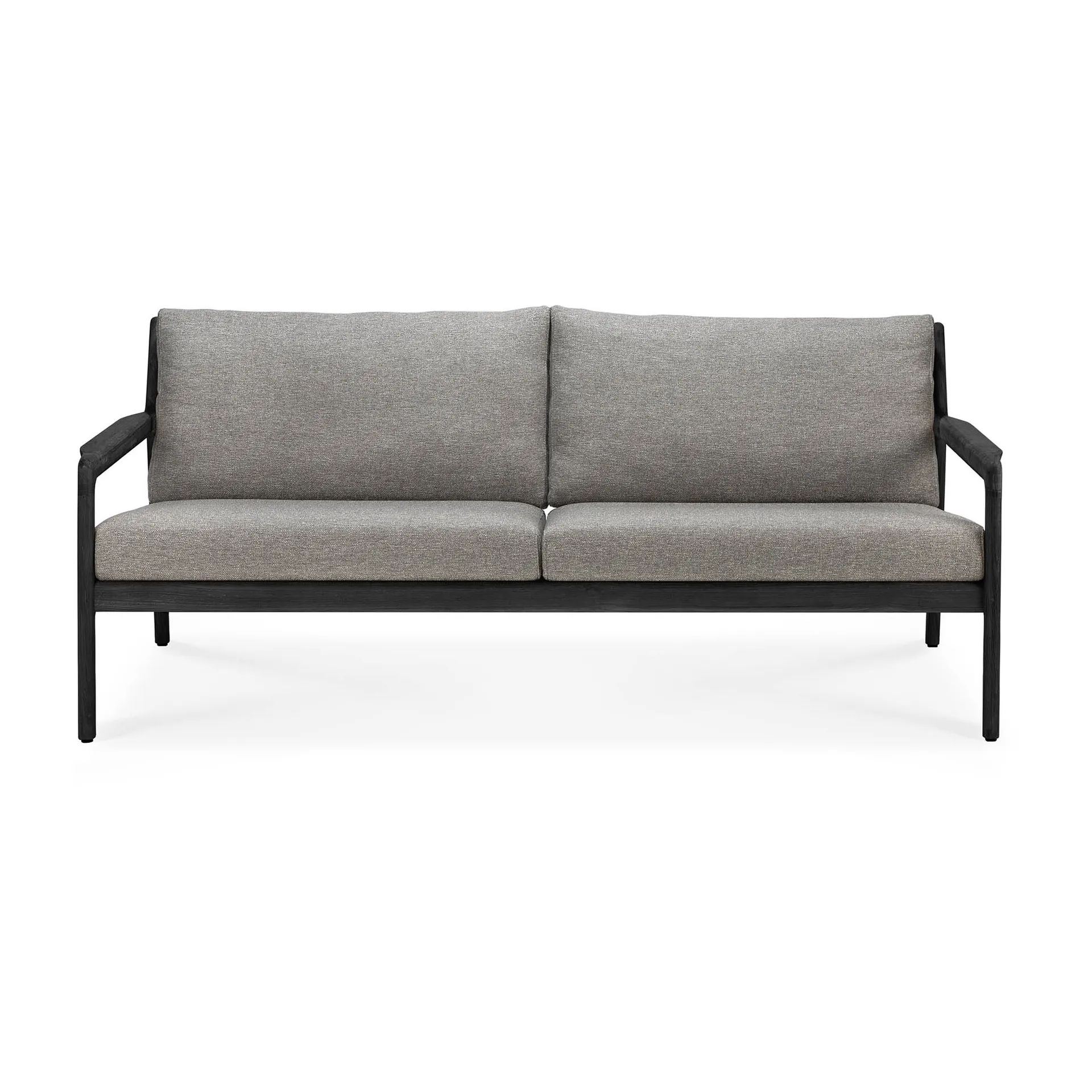 Jack outdoor soffa 2-sits svartbetsad teak, Mocha Ethnicraft