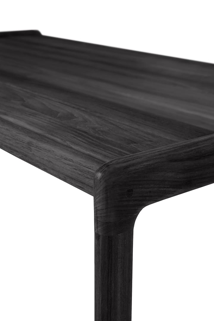 Jack outdoor soffbord svartbetsad teak, 120x65 cm Ethnicraft