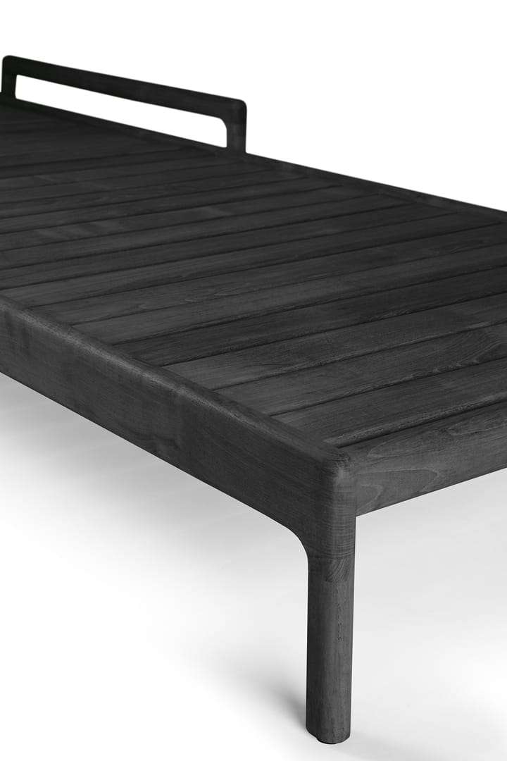 Jack outdoor solsäng svartbetsad teak, Exkl. dyna Ethnicraft
